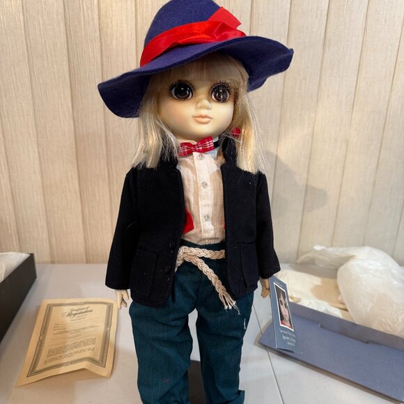 NIB Margaret Keane Big Eye Children Collector's Doll 1983 Bonnie #233 - Picture 2 of 12